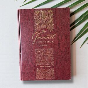 The Gourmet Cookbook Volume II Hardcover | Vintage Gourmet Books 1979 Printing